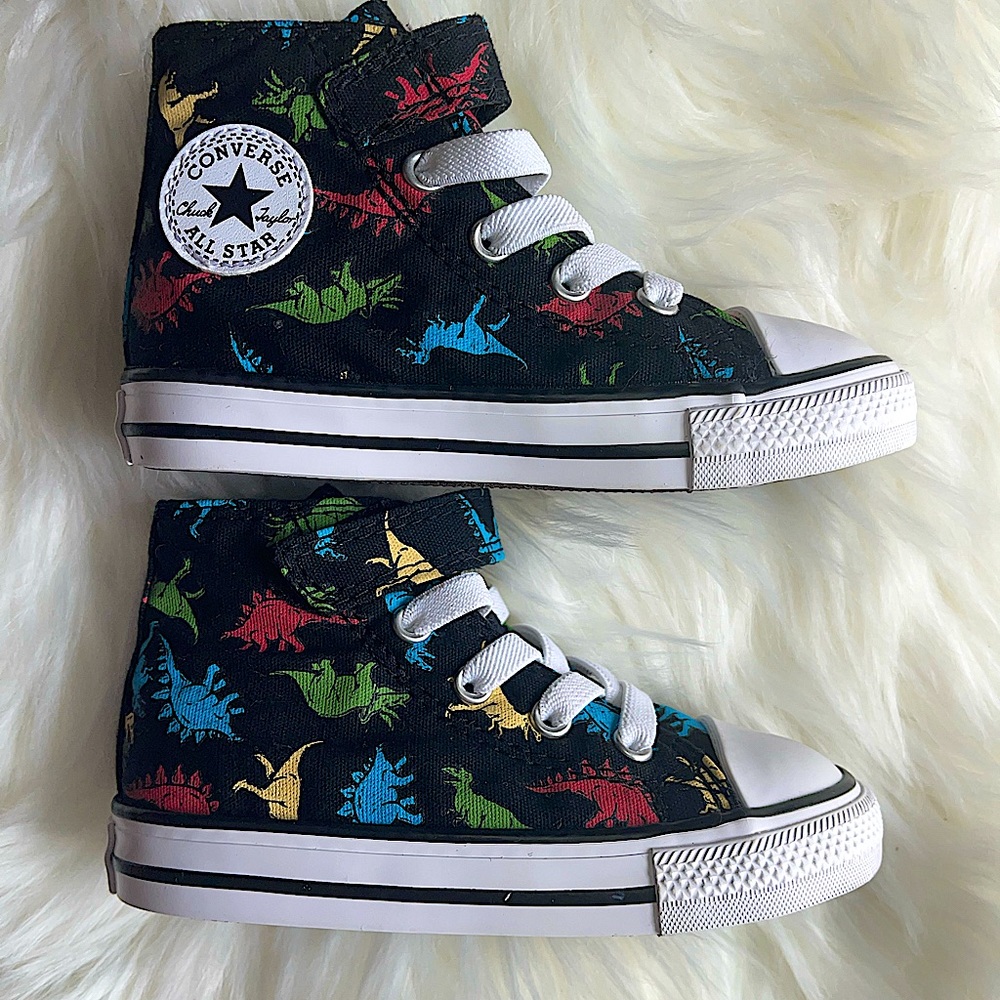 Dinosaur Slip-on Converse High Top Toddler 7
